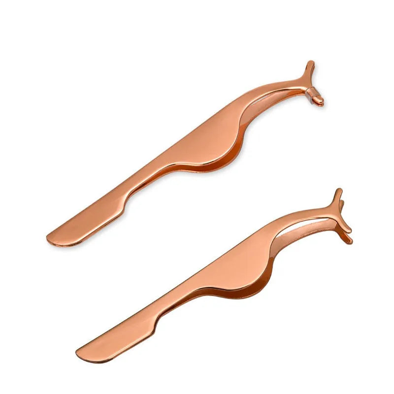 1 Pc False Eyelashes Tweezer Fake Eye Lash Applicator Makeup Tools Auxiliary Curler Mink Eyelashes Professional Tweezer Tools