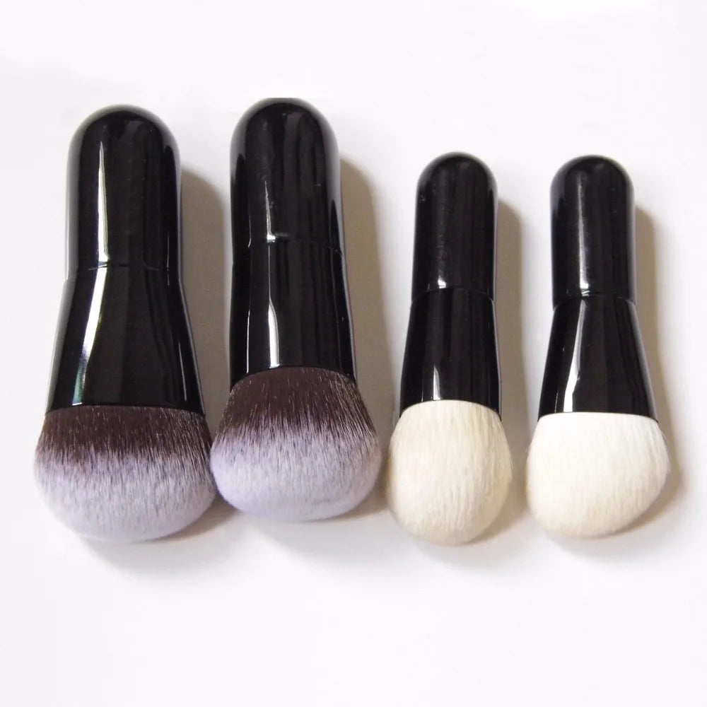 Cute Baby Professional Handmade Makeup Brushes Soft Synthetic Saikoho Goat Hair Blush Contour Foundation Brush Make up Brush