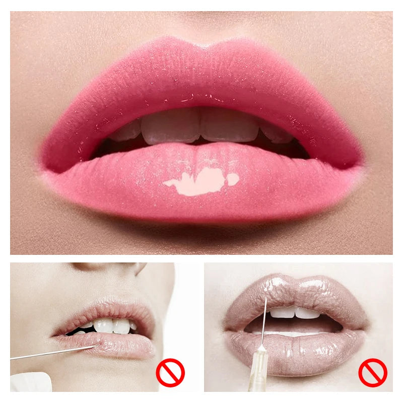 Instant Volumising Lips Plumper Repairing Reduce Lip Fine Lines Mask Long Lasting Moisturizer Care Lip Oil Sexy Plump Serum 5ml