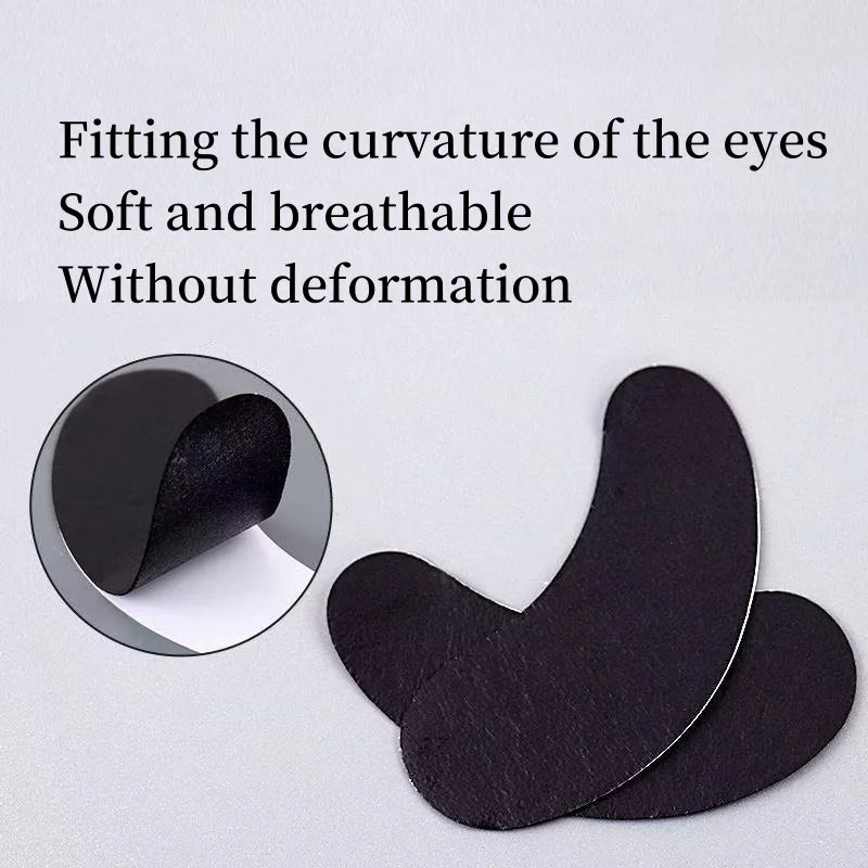 150 pairs Padding UV Black Patches For Eyelash Extension Eye Gel Pads Hydrogel Isolate UV rays Paper Stickers Wraps Makeup Tools