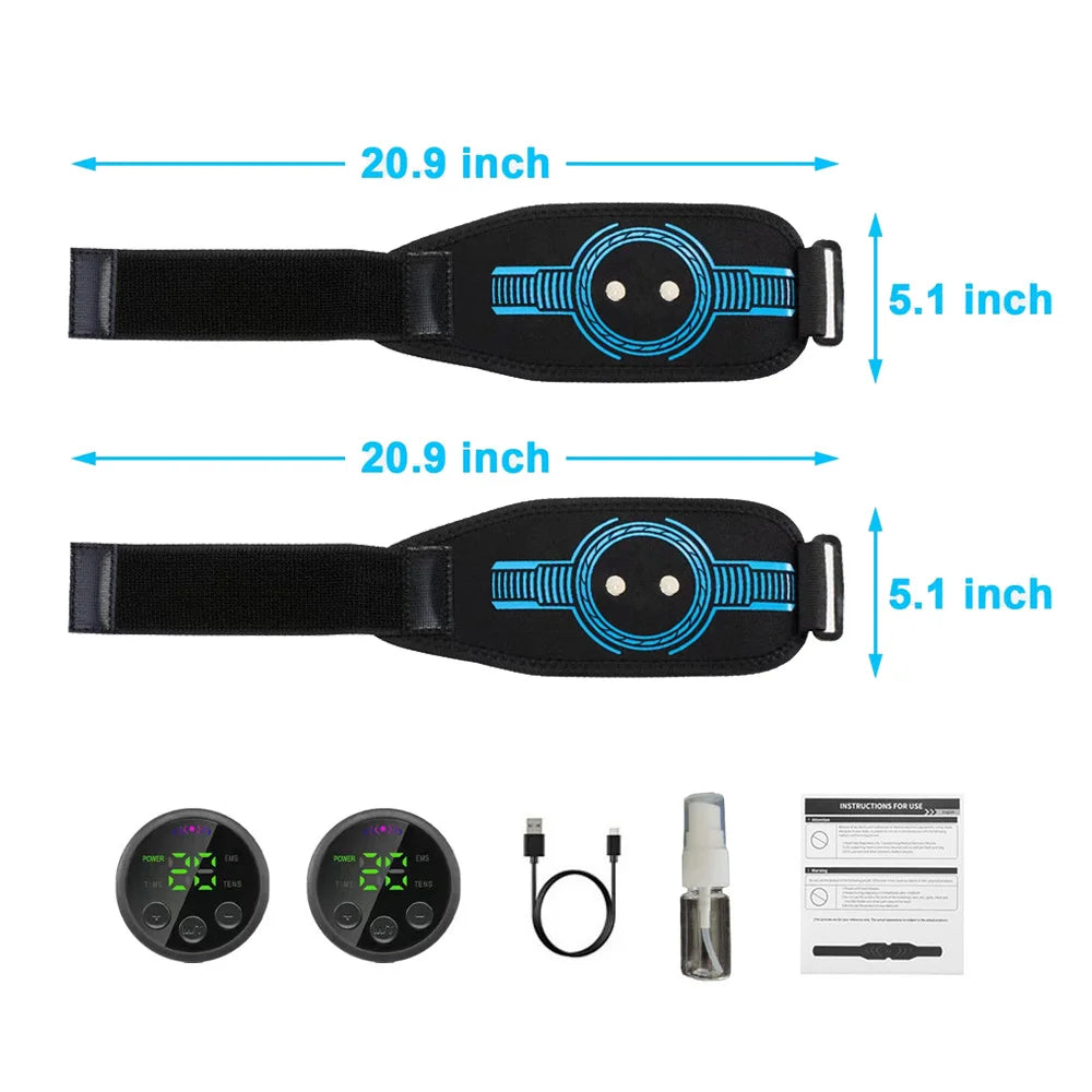 EMS Abdominal Toning Belt Abs Muscle Trainer USB ReCharge Muscle Toner Body Waist Belly Massager Weight Loss Fitness Equiment