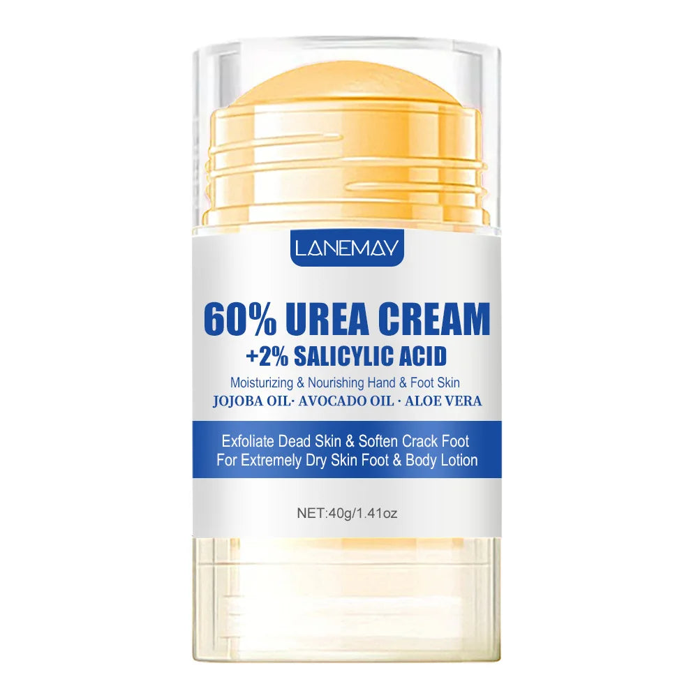 40g Urea Foot Cream Dry Cracked Feet Heel Gentle Exfoliation Softening Skin Ultra-Hydrating Hand Foot Care Cream Stick Protuct