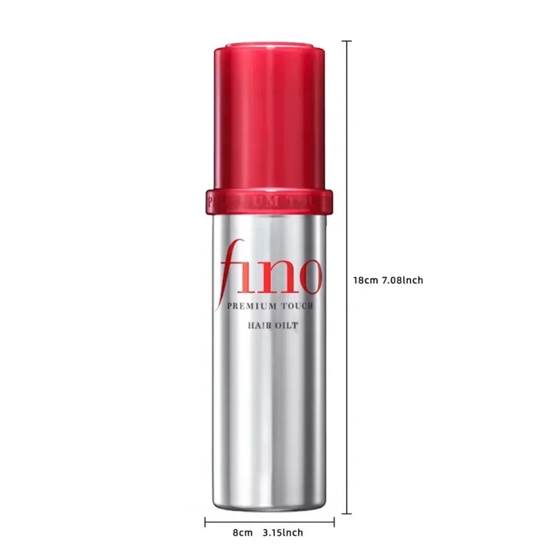 Fino Nourishing Hair Serum 70ml Lightweight Smoothing Serum for Dry/Frizzy Hair Instant Shine & Repair Hair Mask