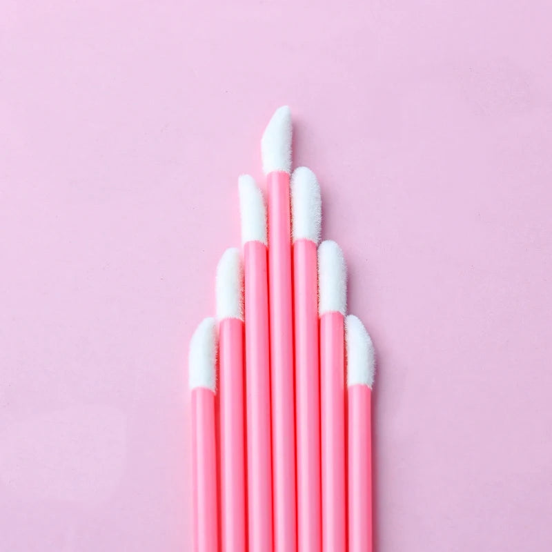 YSDO Lip Brush Eyelash 5/50/100Pcs Lipsticks Mascara Applicator Lipstick Wands Eyelashes brush Set Cosmetic Makeup Tools