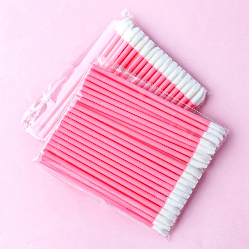 YSDO Lip Brush Eyelash 5/50/100Pcs Lipsticks Mascara Applicator Lipstick Wands Eyelashes brush Set Cosmetic Makeup Tools