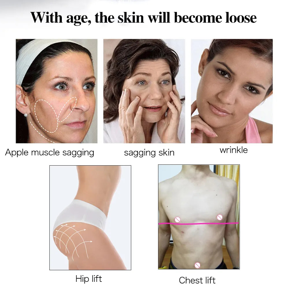 3D Hifu Hanacure Mask Facial Mask Therapy V Face Facial Lift Anti-aging Reducing Pores Fade Fine Line Korean Cosmetics