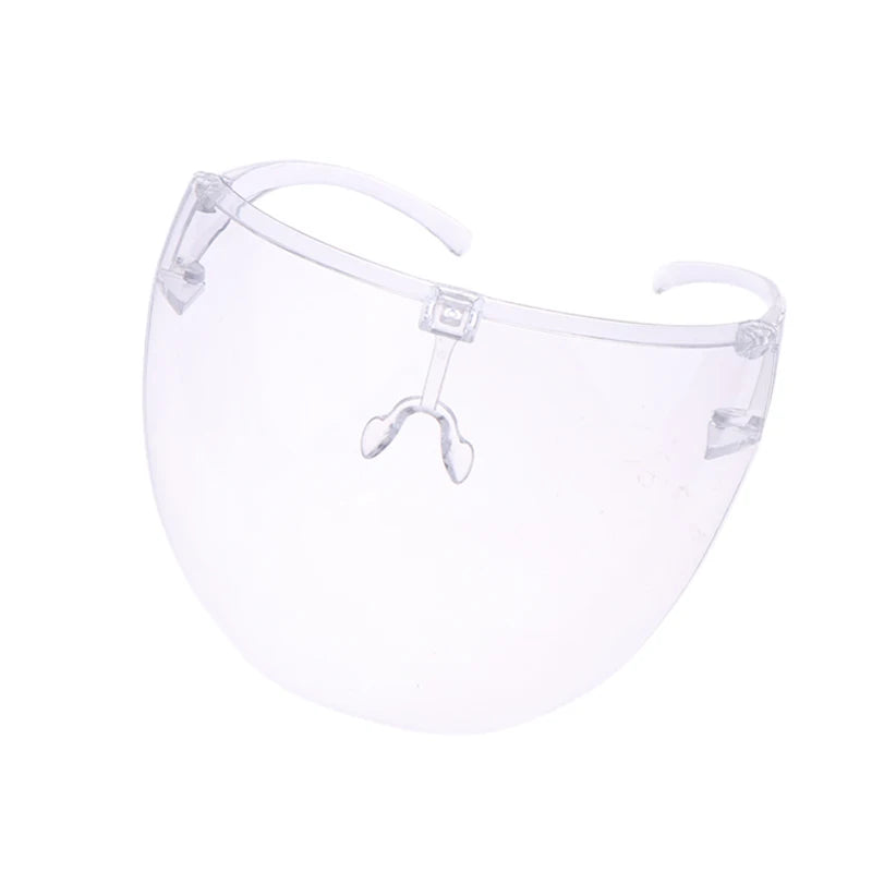 Professional Full Face Shield Nail Art Dustproof Mask HD Anti-fog Acrylic Transparent Face Protector Guard Kitchen Cooking Tool