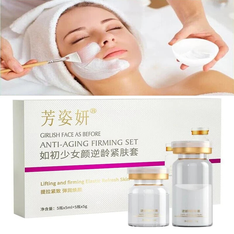 3D Hifu Hanacure Mask Facial Mask Therapy V Face Facial Lift Anti-aging Reducing Pores Fade Fine Line Korean Cosmetics