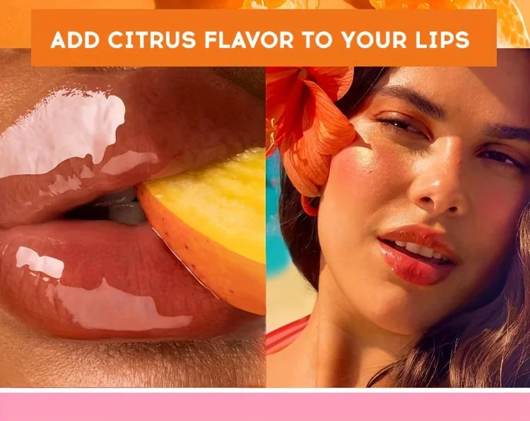 Fruit Hydrating Lip Glow Oil, Moisturizing Lip Plumper Gloss, Transparent Plumping Lip Gloss, Lip Oil, Lip Balm for Lip Care