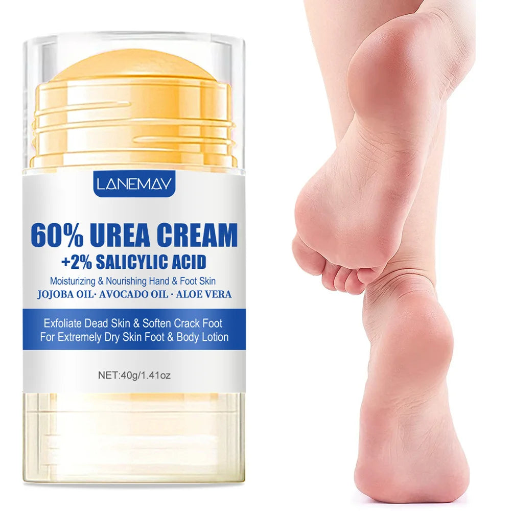 40g Urea Foot Cream Dry Cracked Feet Heel Gentle Exfoliation Softening Skin Ultra-Hydrating Hand Foot Care Cream Stick Protuct