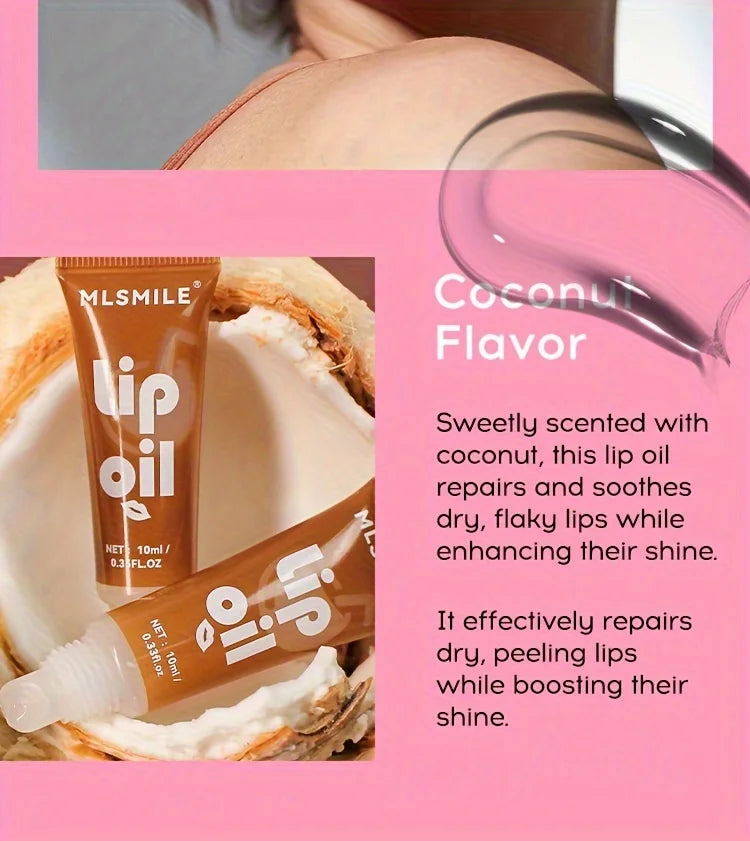 Fruit Hydrating Lip Glow Oil, Moisturizing Lip Plumper Gloss, Transparent Plumping Lip Gloss, Lip Oil, Lip Balm for Lip Care