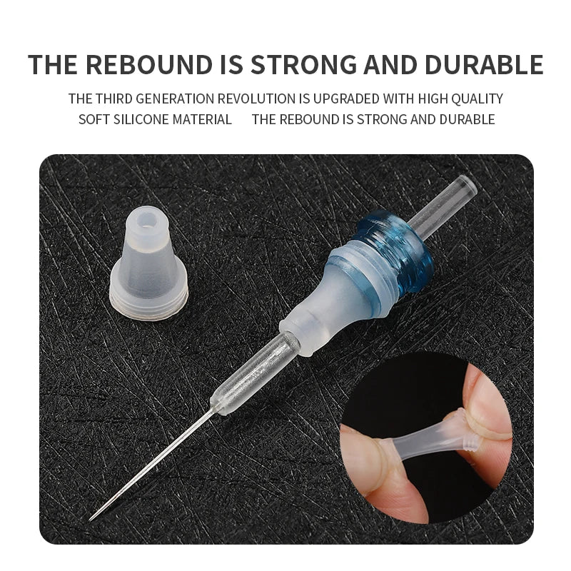 YILONG 10PCS Individual Package RM/RL/RS/M1 Cartridge Tattoo Needles Permanent Make-Up Tattoo Tool for Tattoo Machine Pen