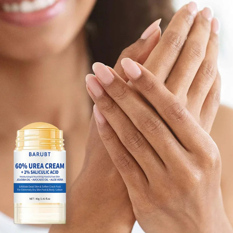 40g Urea Foot Cream Dry Cracked Feet Heel Gentle Exfoliation Softening Skin Ultra-Hydrating Hand Foot Care Cream Stick Protuct