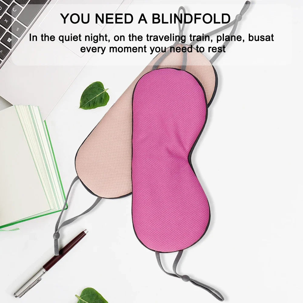 Sleep eye mask light eye mask relieves eye fatigue, soft sleep aid, travel eye mask, breathable double-sided eye mask