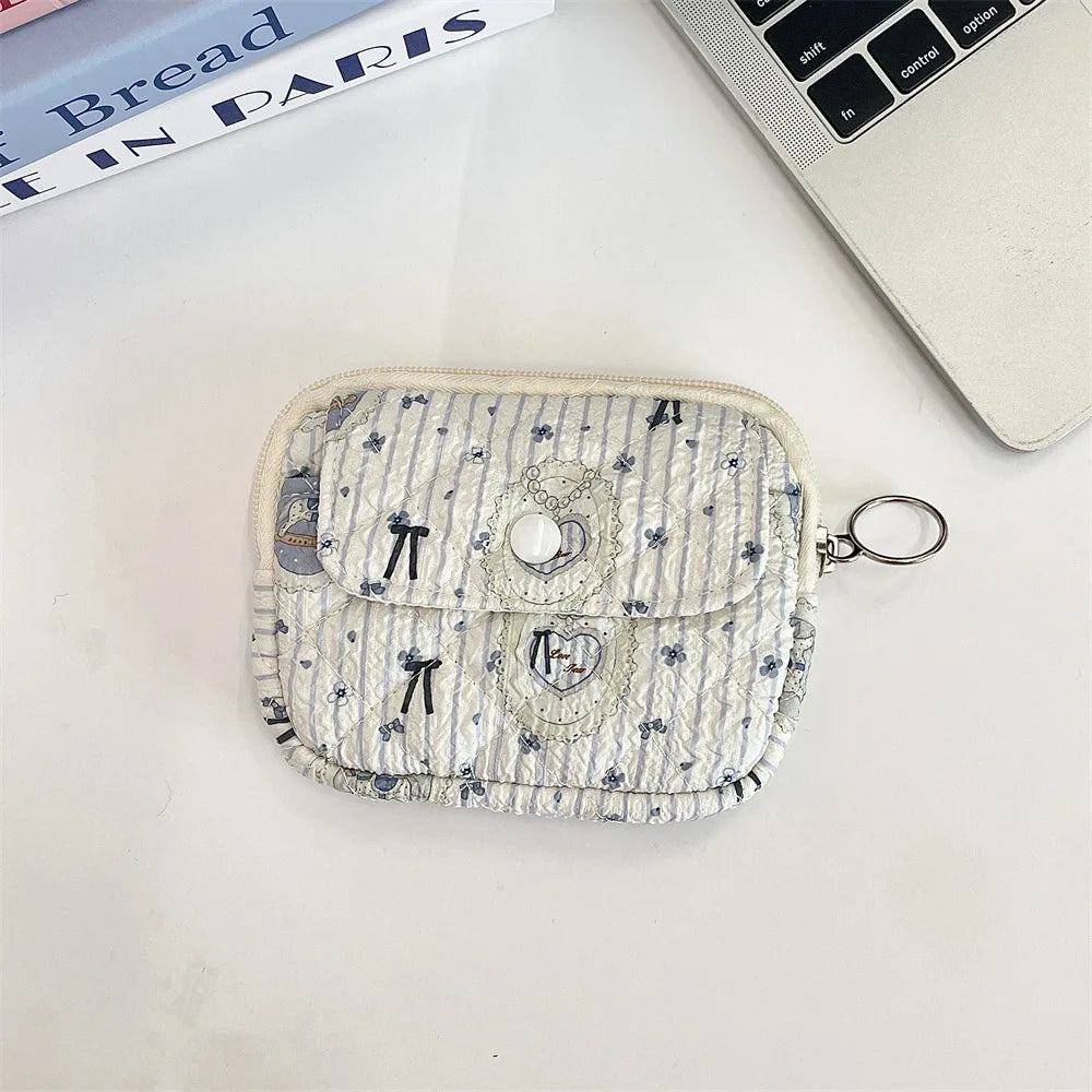 Cute Cartoon Small Travel Cosmetic Lipstick Earphone Card Portable Storage Bag Purse Women Gift Pouch In Make up Bags Organizer