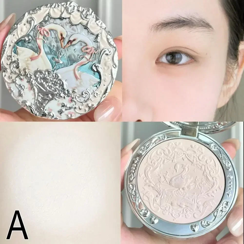 Flower Knows  Embossed Blush Fine Powder Makeup Smooth Long-Lasting Blusher Face Enhancing Makeup Color