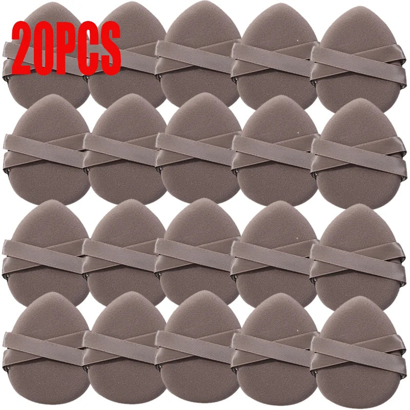 Super Soft Dry and Wet Cosmetic Puff 20PCS Thick Makeup Sponge Puff Air Cushion Powder Puffs Foundation Concealer Makeup Tools