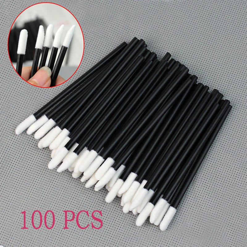 YSDO Lip Brush Eyelash 5/50/100Pcs Lipsticks Mascara Applicator Lipstick Wands Eyelashes brush Set Cosmetic Makeup Tools