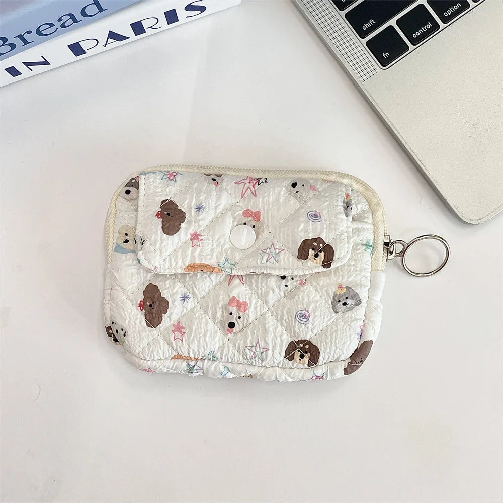 Cute Cartoon Small Travel Cosmetic Lipstick Earphone Card Portable Storage Bag Purse Women Gift Pouch In Make up Bags Organizer