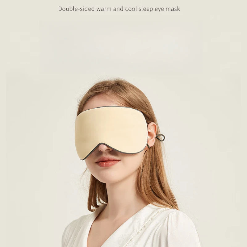 Sleep eye mask light eye mask relieves eye fatigue, soft sleep aid, travel eye mask, breathable double-sided eye mask