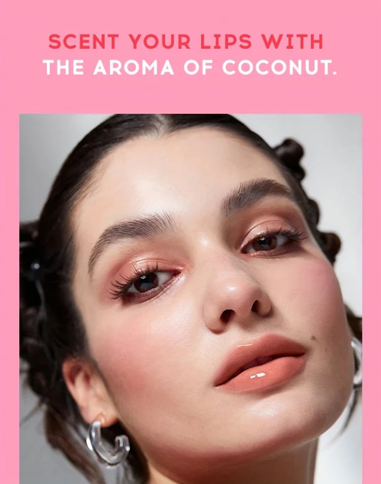 Fruit Hydrating Lip Glow Oil, Moisturizing Lip Plumper Gloss, Transparent Plumping Lip Gloss, Lip Oil, Lip Balm for Lip Care