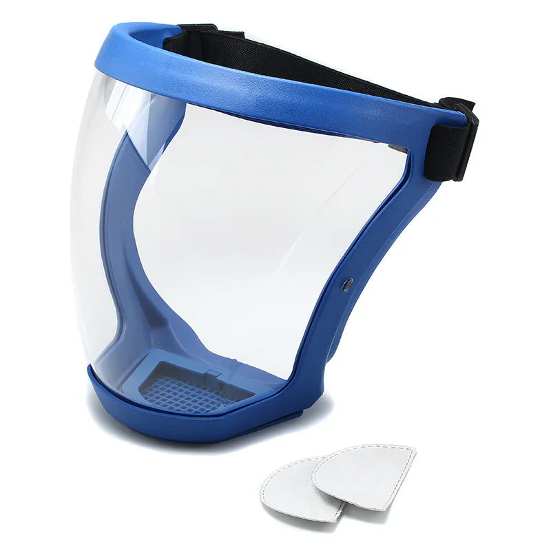 Protection Mask Transparent Facial Protector Face FaceMask Protective Outdoor Safety Mask Head Cover Work Protection Splashproof