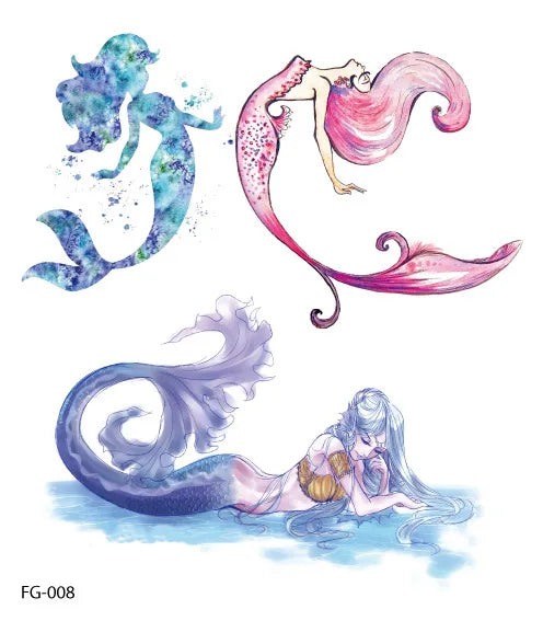 Purple Fairy Butterfly Tattoo Stickers Waterproof Eyes Face Stickers Glitters Body Art Fake Tattoos Dance Music Festival Make Up