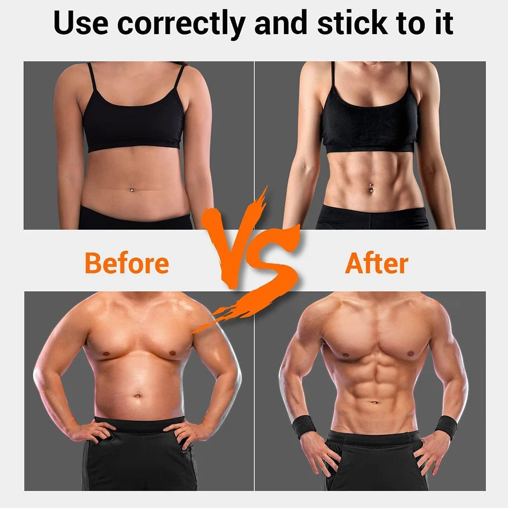 EMS Abdominal Toning Belt Abs Muscle Trainer USB ReCharge Muscle Toner Body Waist Belly Massager Weight Loss Fitness Equiment