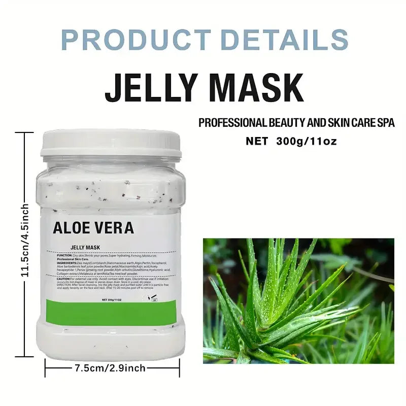 650g Hyaluronic Facial Moisturizing Mask Powder Nourishing Jelly Mask ，Hydrating and Firming Facial Treatment for All Skin Types