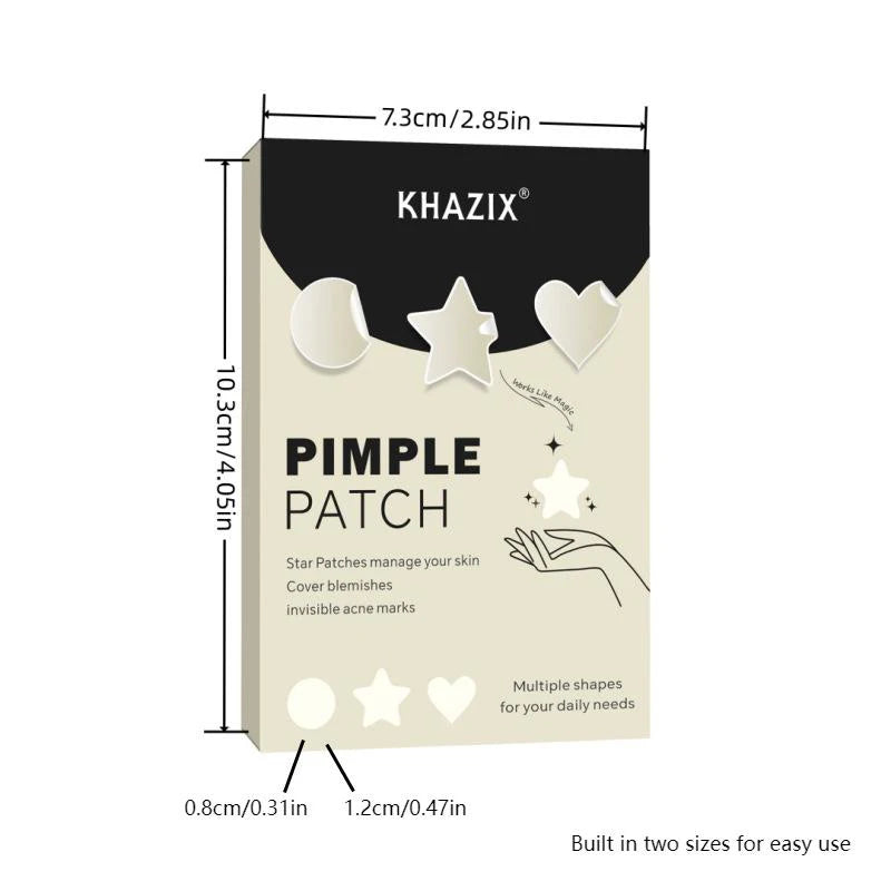 720PCS Circular Transparent And Skin Tone Acne Patches Skincare Stickers Facial Spot Covering Makeup Tools
