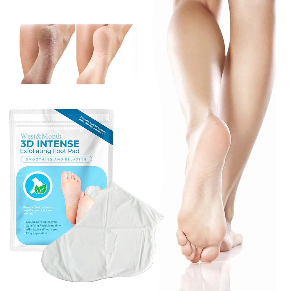 1 Pair Exfoliating Callus Booties Feet Care Foot Mask Sheet Pack Mildly Nourish Moisturizing for Dry Cracked Feet