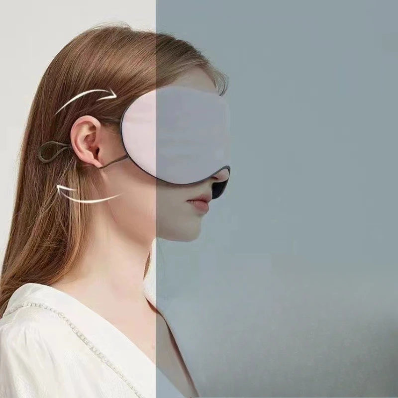 Sleep eye mask light eye mask relieves eye fatigue, soft sleep aid, travel eye mask, breathable double-sided eye mask