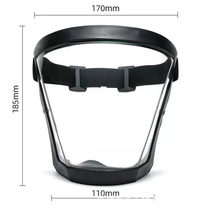Protection Mask Transparent Facial Protector Face FaceMask Protective Outdoor Safety Mask Head Cover Work Protection Splashproof