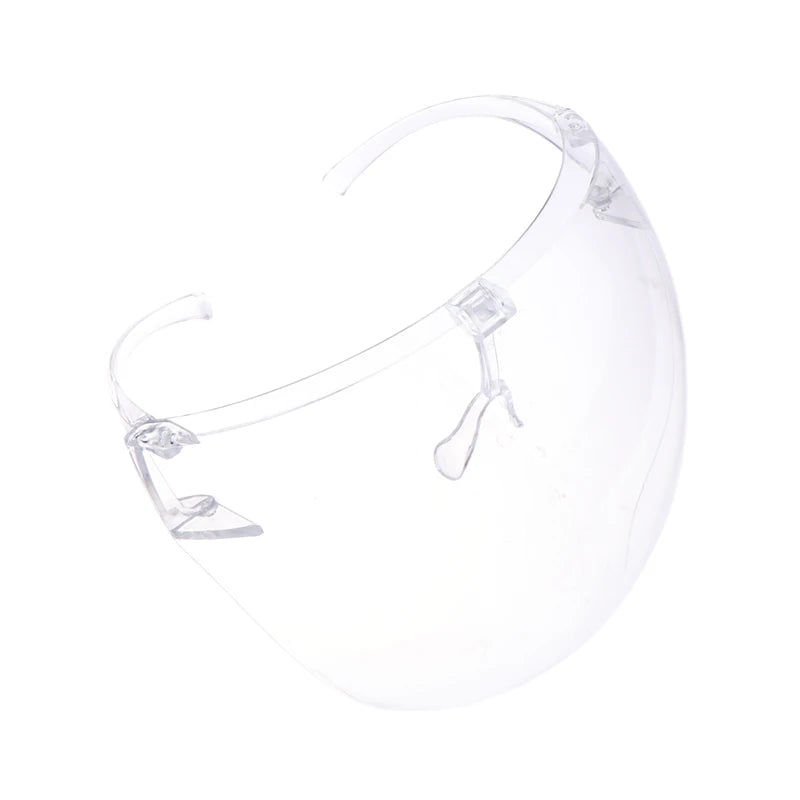 Professional Full Face Shield Nail Art Dustproof Mask HD Anti-fog Acrylic Transparent Face Protector Guard Kitchen Cooking Tool