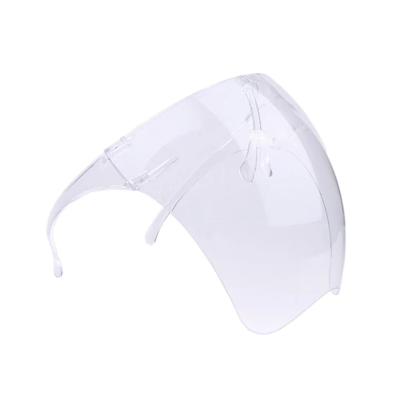 Professional Full Face Shield Nail Art Dustproof Mask HD Anti-fog Acrylic Transparent Face Protector Guard Kitchen Cooking Tool