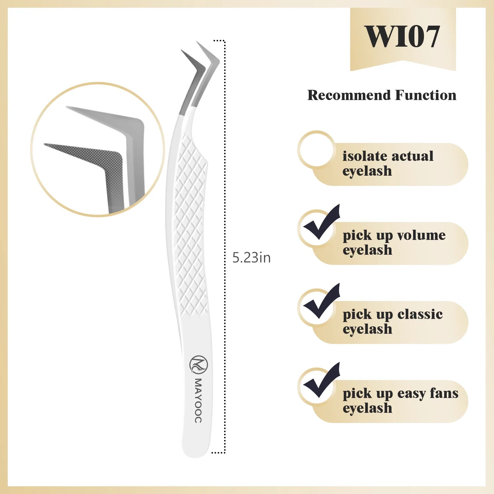 Eyelash Extensions Tweezers  With Fiber Tips Lash Artists High Precision Superhard Anti-Static Tweezer Makeup Tools Custom Logo