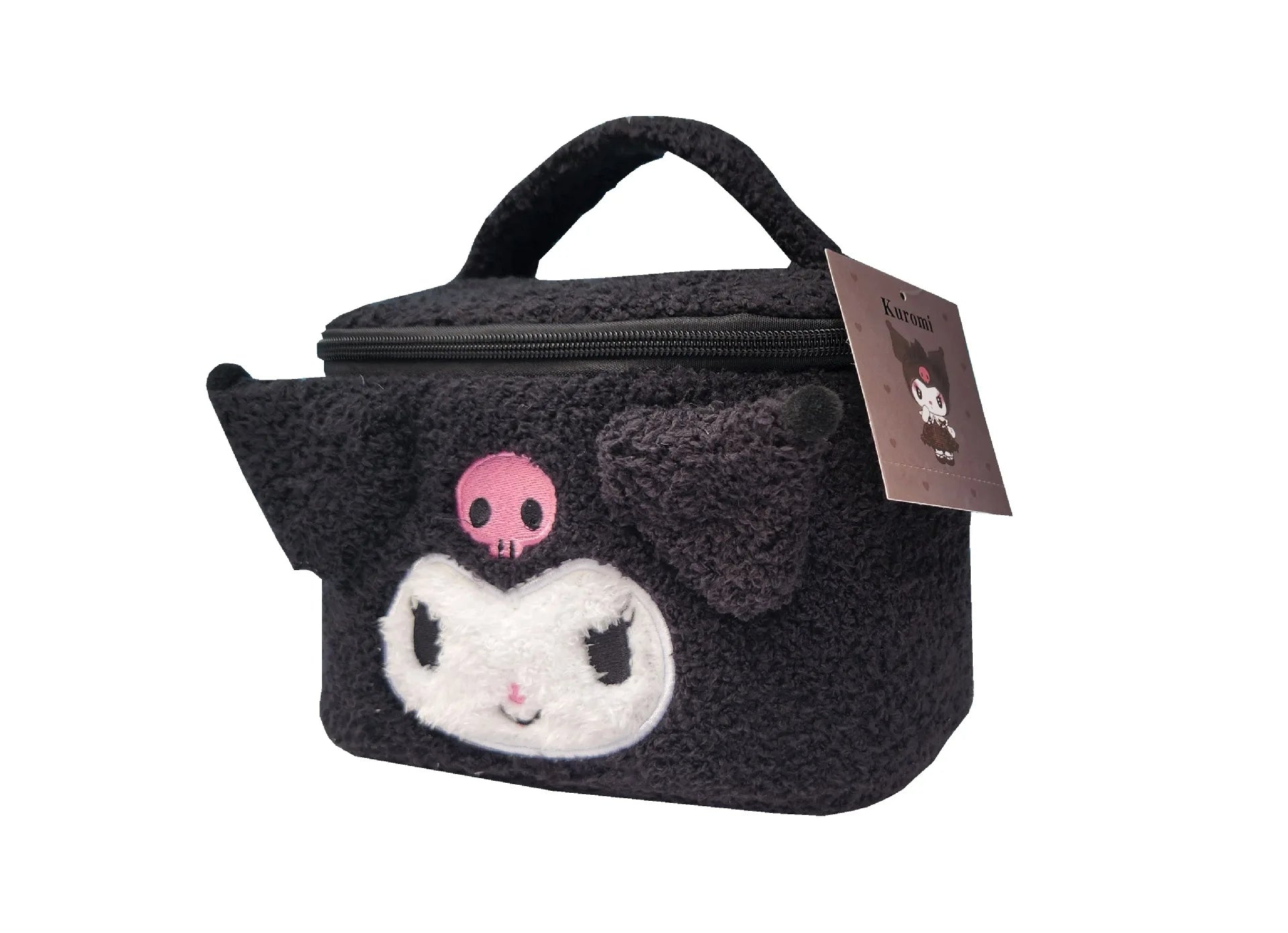 Sanrio Hello Kitty Plush Cosmetic Bag Cute Kuromi My Melody Zipper Large  Women Travel Make Up Toiletry Bag Washing Pouch Pouch