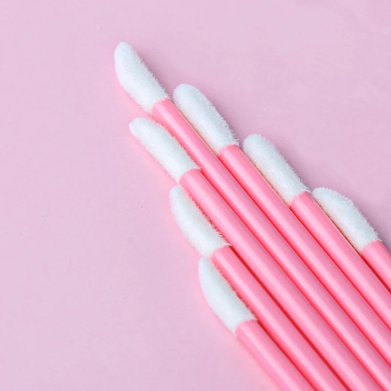 YSDO Lip Brush Eyelash 5/50/100Pcs Lipsticks Mascara Applicator Lipstick Wands Eyelashes brush Set Cosmetic Makeup Tools