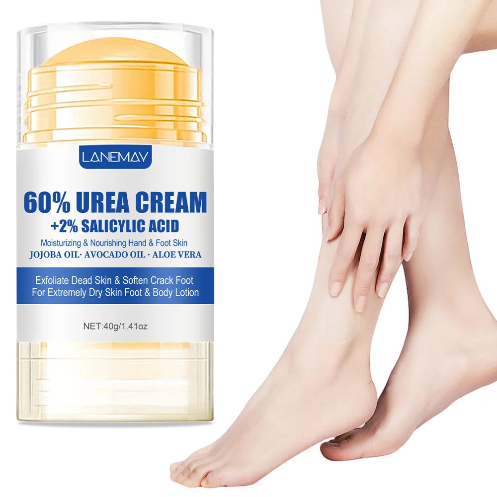40g Urea Foot Cream Dry Cracked Feet Heel Gentle Exfoliation Softening Skin Ultra-Hydrating Hand Foot Care Cream Stick Protuct
