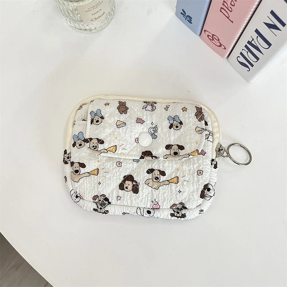 Cute Cartoon Small Travel Cosmetic Lipstick Earphone Card Portable Storage Bag Purse Women Gift Pouch In Make up Bags Organizer