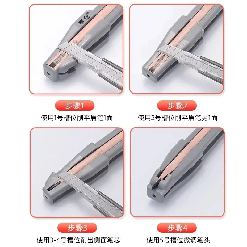 1pcs Microblading Wooden Eyebrow Pencil Sharpener Waterproof Long-lasting Semi Permanent Tattoo Makeup Tools