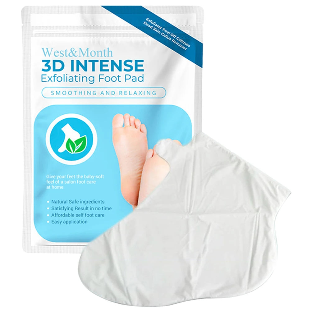1 Pair Exfoliating Callus Booties Feet Care Foot Mask Sheet Pack Mildly Nourish Moisturizing for Dry Cracked Feet