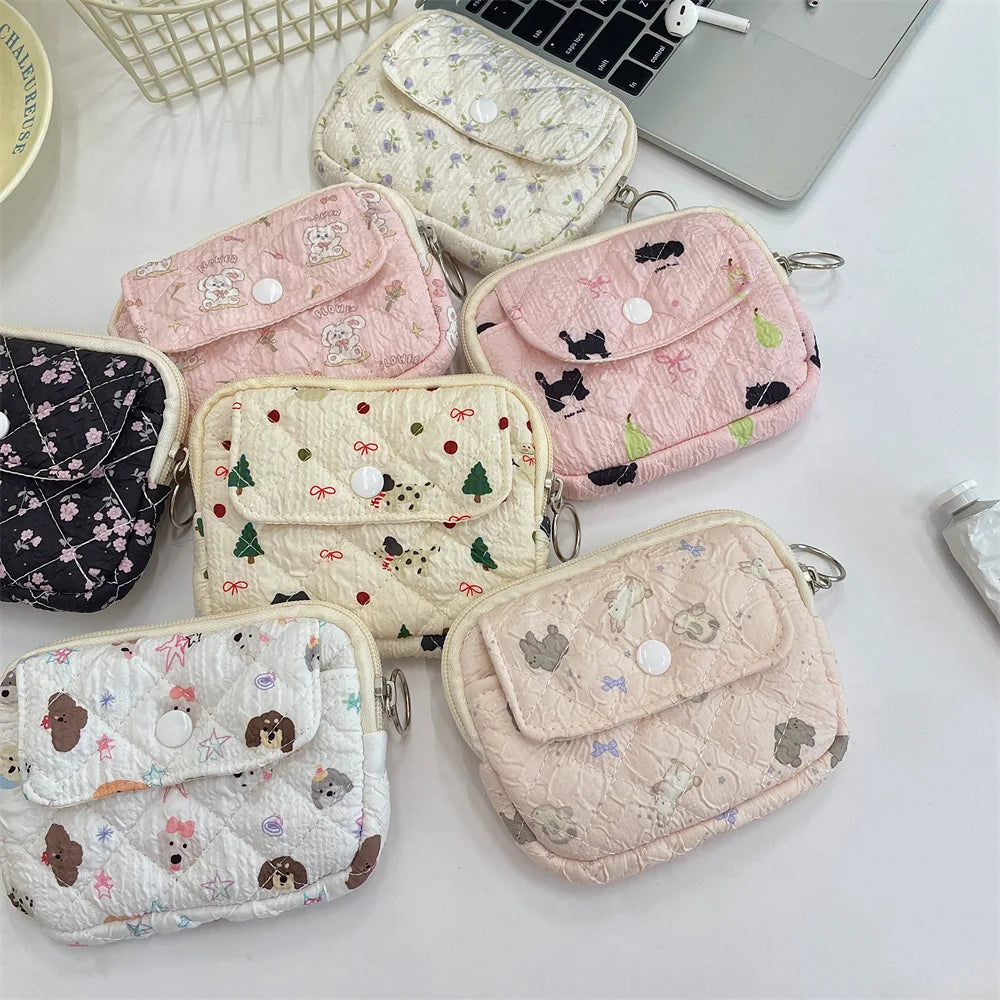 Cute Cartoon Small Travel Cosmetic Lipstick Earphone Card Portable Storage Bag Purse Women Gift Pouch In Make up Bags Organizer