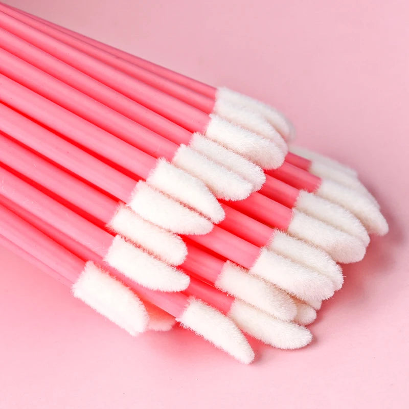 YSDO Lip Brush Eyelash 5/50/100Pcs Lipsticks Mascara Applicator Lipstick Wands Eyelashes brush Set Cosmetic Makeup Tools