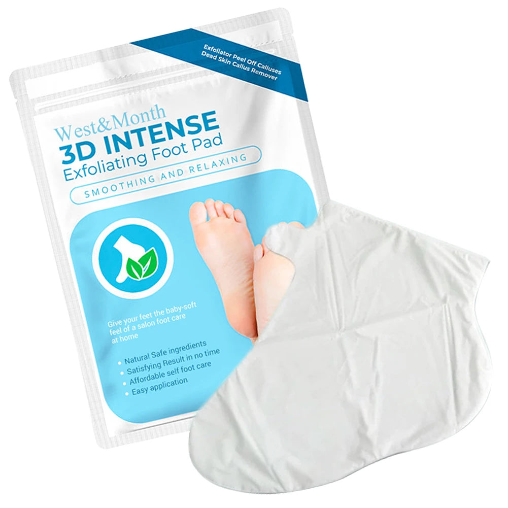 1 Pair Exfoliating Callus Booties Feet Care Foot Mask Sheet Pack Mildly Nourish Moisturizing for Dry Cracked Feet