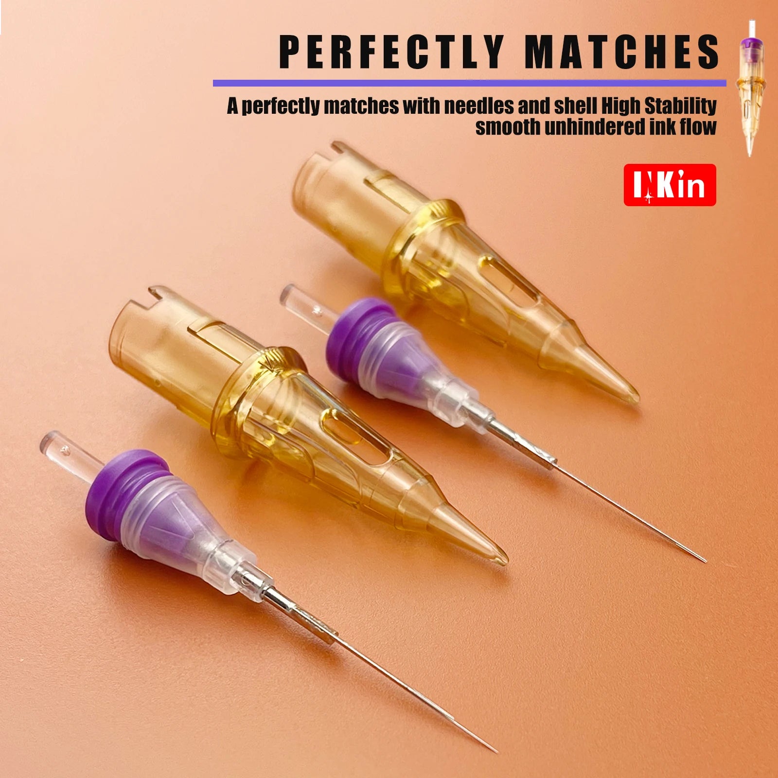 INKIN  SMP  Cartridge Tattoo Needles Micropigmentation Permanent Make-Up eyebrows eyelinver lips Microblading 20Pcs/lot