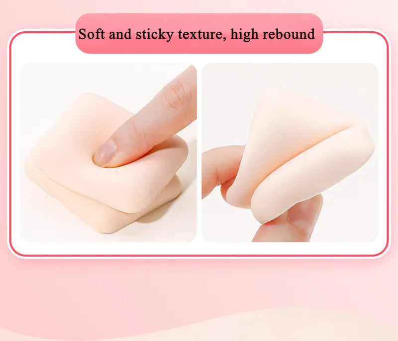 3PCS Makeup Blender Applicator Puff High Elastic Soft Cosmetic Foundation Sponge Do Not Eat Powder Wet Dry Dual Use Make Up Kits