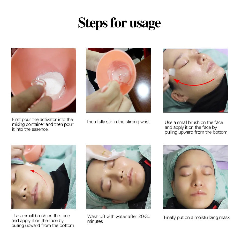 3D Hifu Hanacure Mask Facial Mask Therapy V Face Facial Lift Anti-aging Reducing Pores Fade Fine Line Korean Cosmetics
