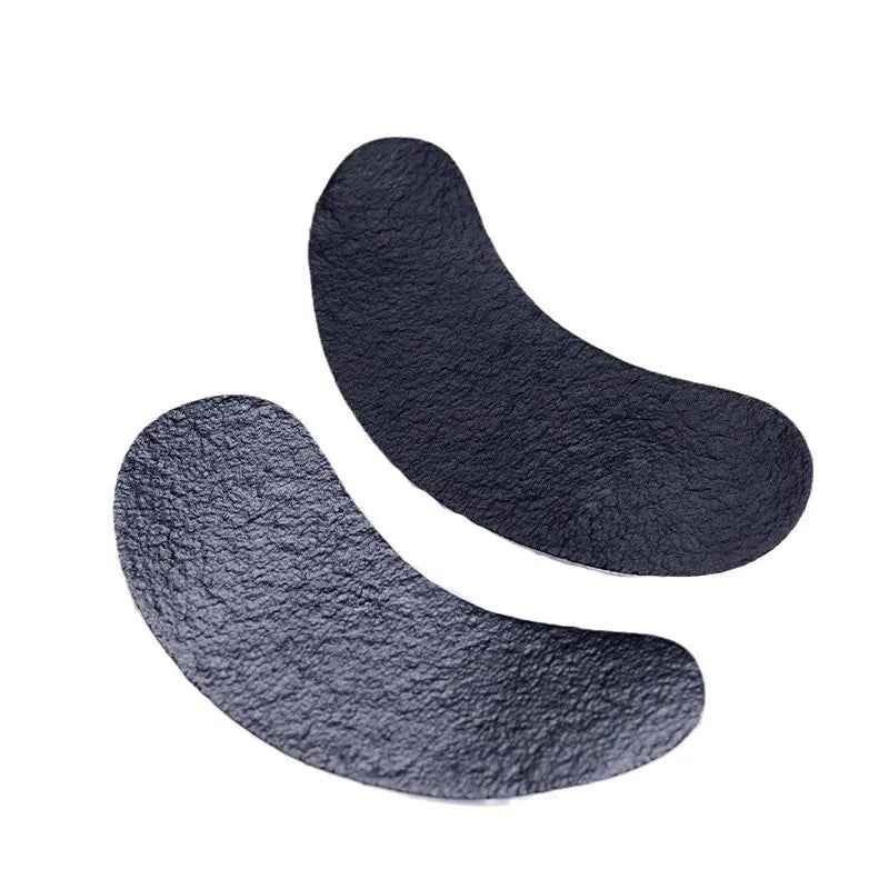 150 pairs Padding UV Black Patches For Eyelash Extension Eye Gel Pads Hydrogel Isolate UV rays Paper Stickers Wraps Makeup Tools