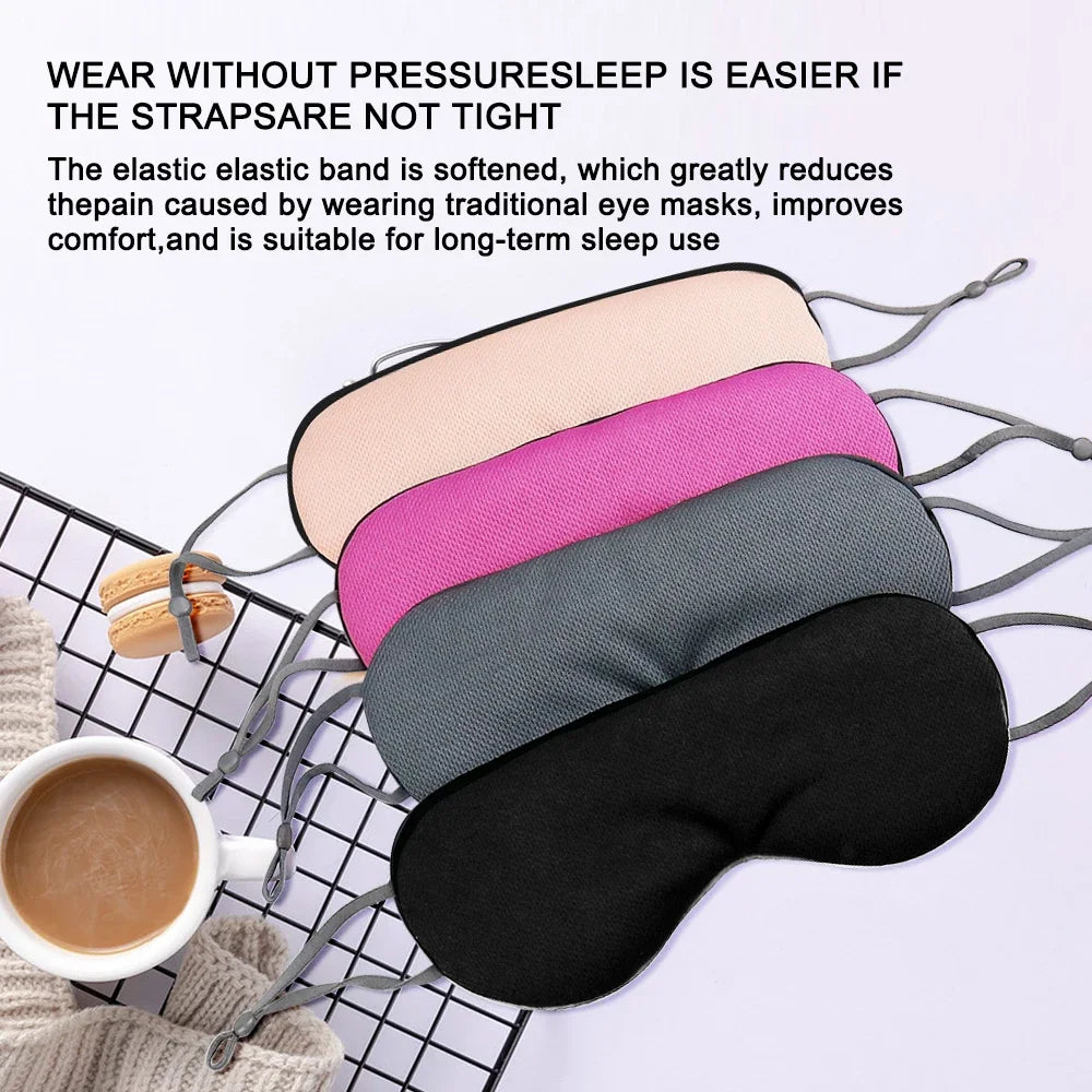 Sleep eye mask light eye mask relieves eye fatigue, soft sleep aid, travel eye mask, breathable double-sided eye mask